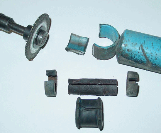 Cutting Out the Lower Rear Shock Bolt